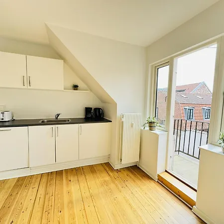 Aday - 1 Bedroom Balcony On The Pedestrian Street In Randers